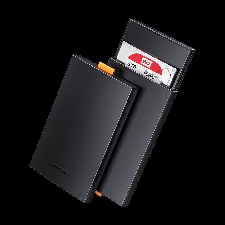 Produktbild Ugreen SSD/HDD-Gehäuse 2,5" USB 3.0 SATA schwarz (CM237) (2.5")