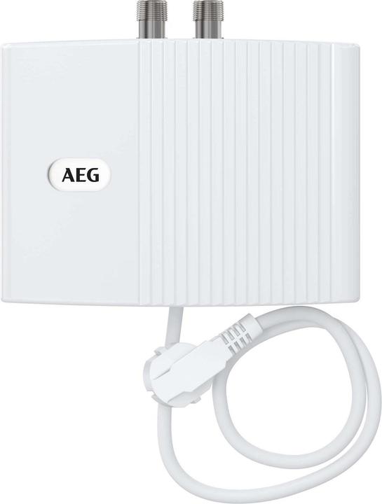 Produktbild AEG Haustechnik MTD 350 Klein-Durchlauferhitzer nur fürs Handwaschbecken Gäste-WC, 3,5 kW, mit Stecker, drucklos