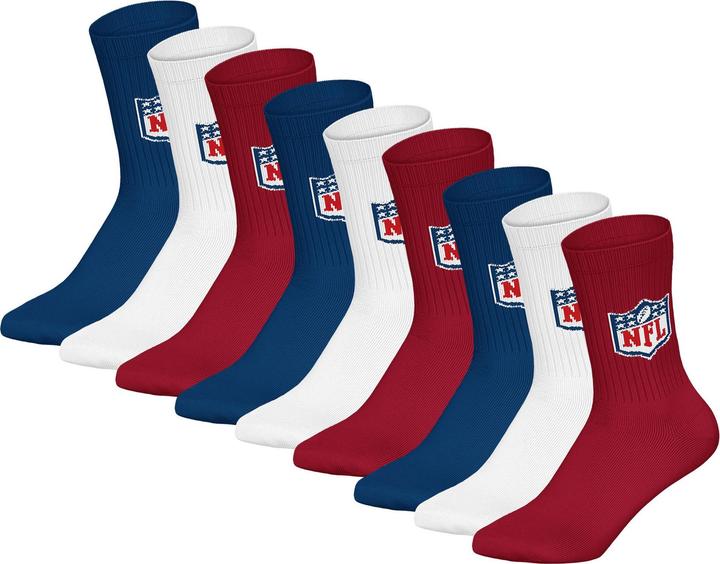 Dunkelblau, Rot, Weiss