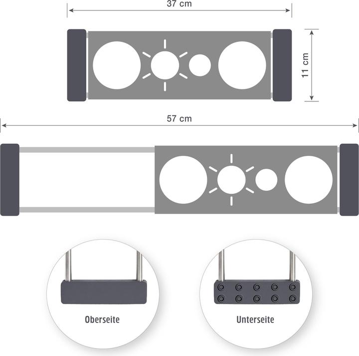 Actual product image Sanni Shoo Drip holder/bottle holder Drip.it grey