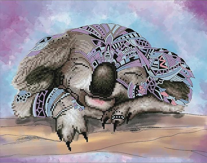 Actual product image Diamond Dotz Diamond Painting Koala Dream