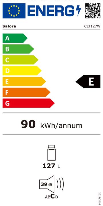 Energie-Label Salora Frigorifero da Tavolo (127 l)