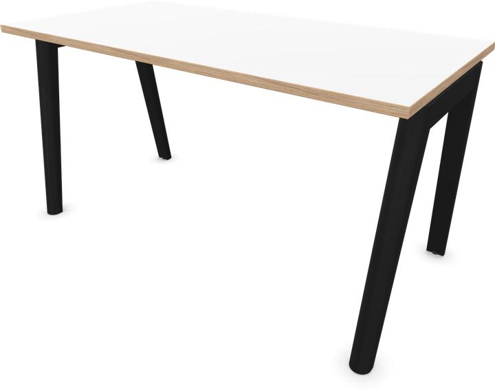 Holz | Esche gebeizt schwarz, Weiss