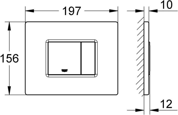 Image du produit Grohe Skate Cosmopolitan Plaque de recouvrement