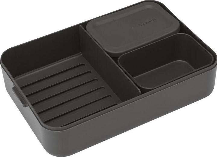 Immagine prodotto Brabantia Lunch Box Make & Take 25,5 x 16,7 x 6,2 cm, Grigio chiaro