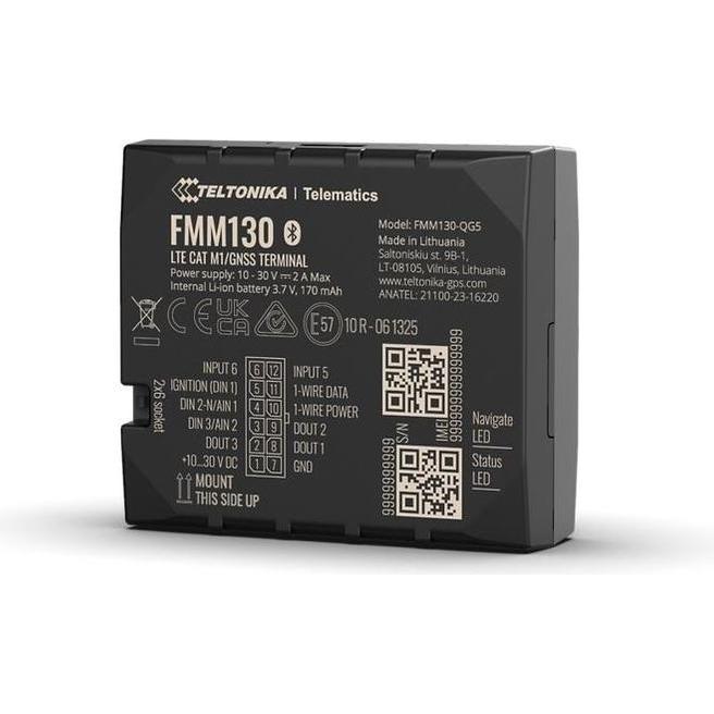 Teltonika, Accessori per navigatore GPS, Fahrzeug-Tracker 4G LTE Cat M1 mit CAN-Bus und Kraftstoffkontrolle