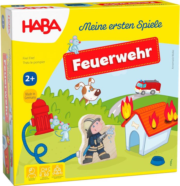 Image du produit Haba Mes premiers jeux - les pompiers (Allemand, Néerlandais, Anglais, Français, Espagnol, Italien)