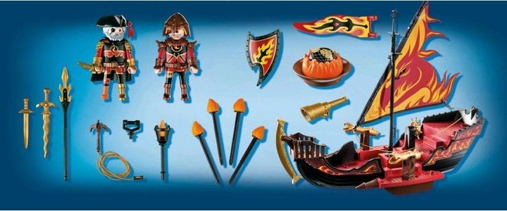 Produktbild Playmobil Burnham Raiders Feuerschiff (70641, Playmobil Novelmore)