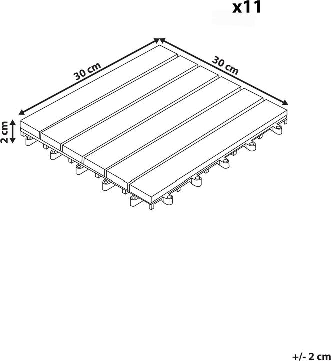 Actual product image Beliani Ateleta (11x, 30 x 30 cm)
