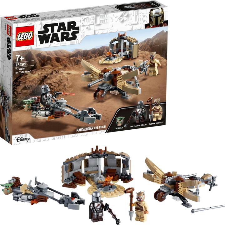 Actual product image LEGO Star Wars 75299 Problems on Tatooine Set (75299, LEGO Star Wars, LEGO Rare Sets)
