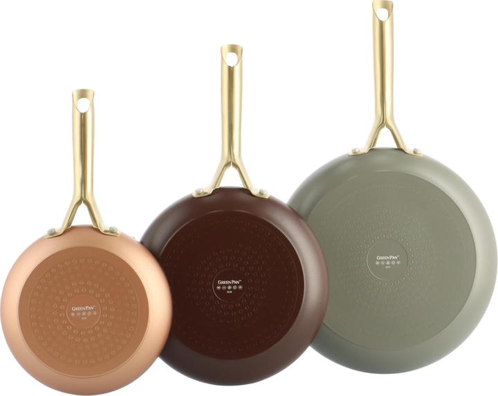 Actual product image Greenpan Shades 3-delige Pannenset met keramische antikleeflaag - TERRA 3-delig (CC009020001) (Aluminium)