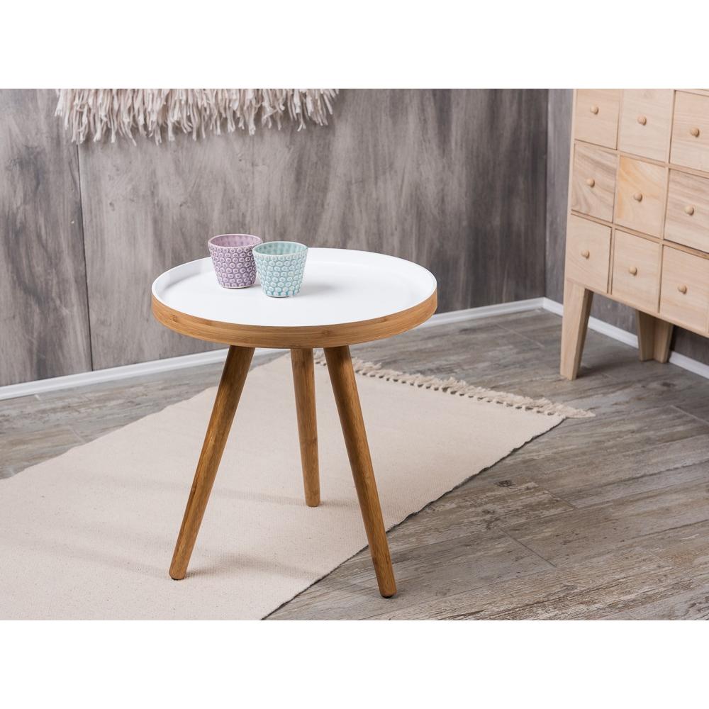 Thumbnail - Bloomingville, Couchtisch + Beistelltisch, Cappuccino (60 x 60 x 50 cm)
