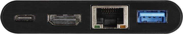 Produktbild Hama 4in1-USB-C zu (Ethernet / Lan, HDMI, USB 2.0, USB Typ-C)