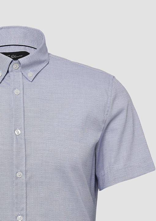 Immagine prodotto s.Oliver Hemd Tailored Fit: Baumwollhemd mit Fischgrätmuster (38)