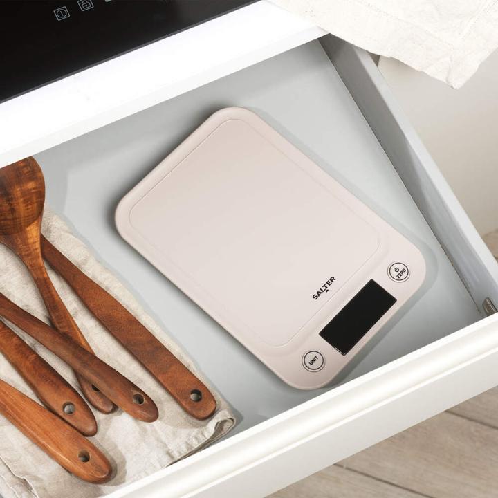 Actual product image Salter 1067 TFXEU12 Digital Kitchen Scale â Cream