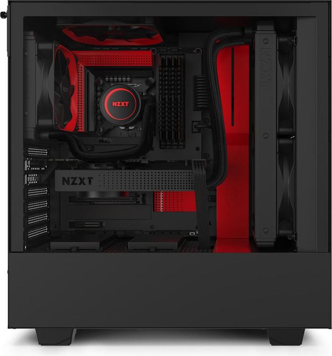 Produktbild NZXT H511 Matte Red Case (mATX, Mini-ATX, ATX)