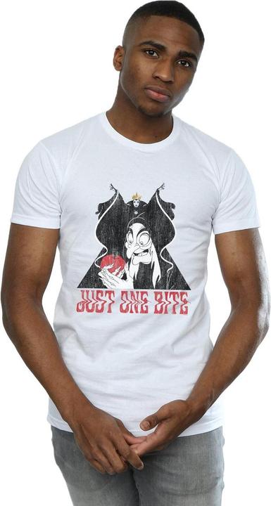 Actual product image Disney Mens Snow White Just One Bite T-Shirt (L)