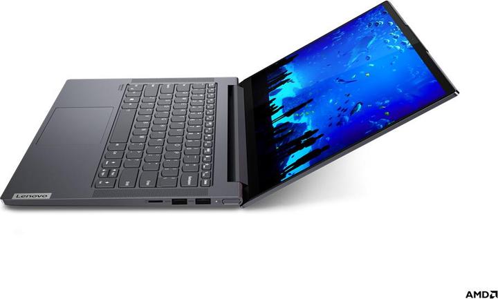 Actual product image Lenovo Yoga Slim 7 (14", 512 GB, 8 GB, DE, AMD Ryzen 5 4500U)