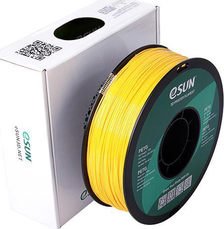 Productafbeelding eSUN PETG 1,75mm Solid Yellow 1kg 3D Filament (PETG, 1.75 mm, 1000 g, Geel)