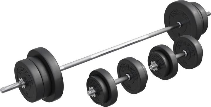 Produktbild Gorilla Sports Sz-Curlhantelset (2 x 10 kg, 4 x 5 kg, 4 x 2.5 kg, 4 x 1.25 kg)