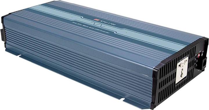 Produktbild MeanWell NTU-1700-224EU - Wechselrichter Sinus 1700 W 24 V Schutzkontakt