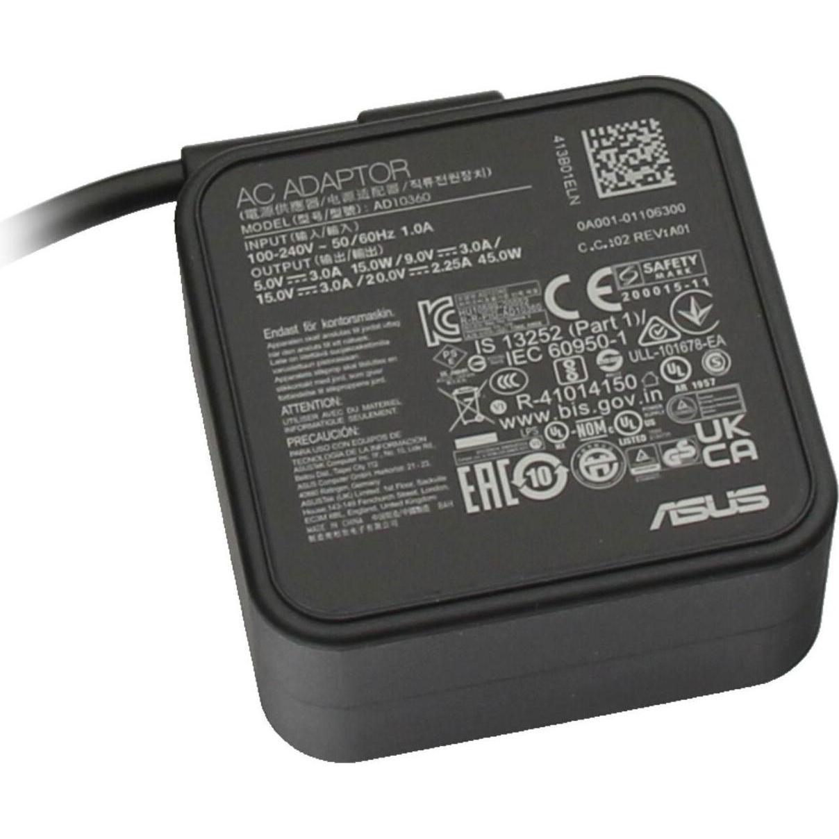 Thumbnail - Delta ADP-45XE D (45 W), Notebook Netzteil, Schwarz