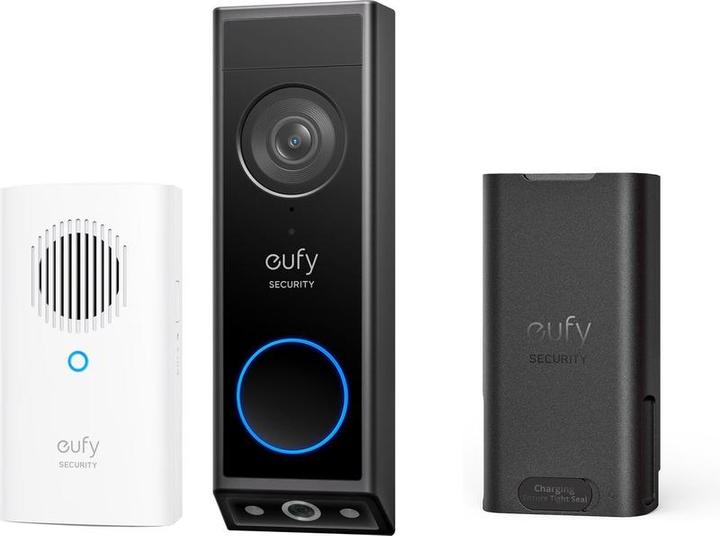 Immagine prodotto eufy E340 2K Campanello video senza fili con suoneria + batteria extra - pacchetto scontato