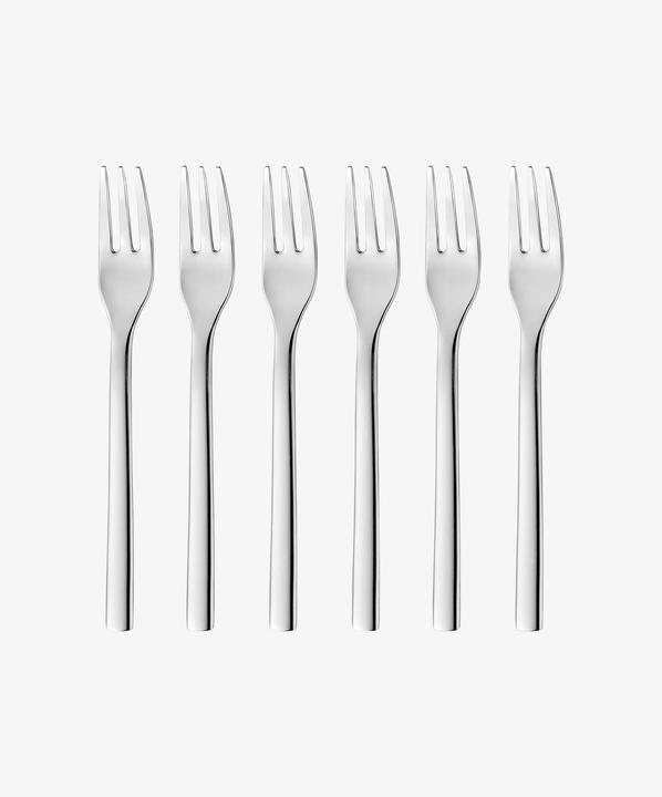 Produktbild WMF Kuchengabel Gabel Dessertgabel Essbesteck 6 Stück Nuova Edelstahl 18/10 (6 Stück, Gabel)