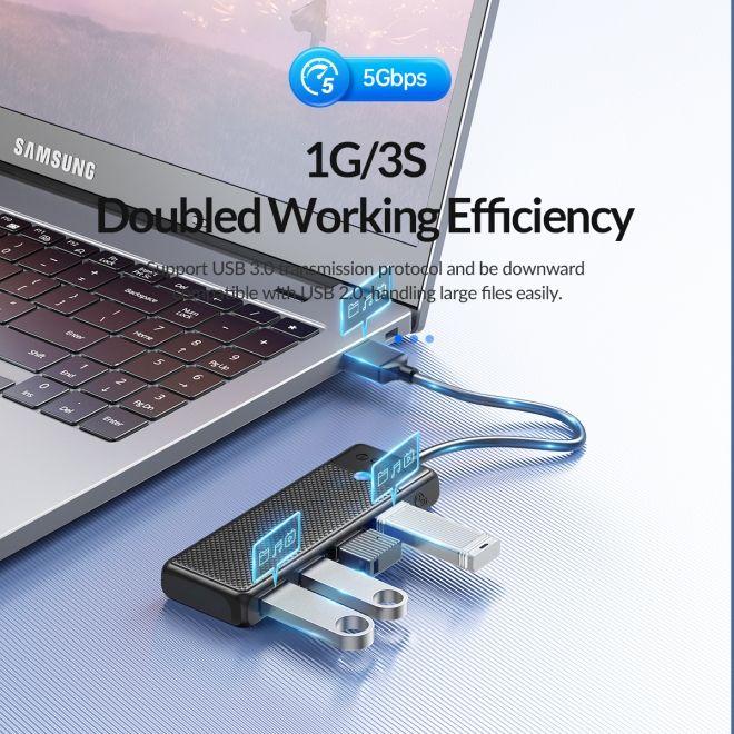 Actual product image Orico PW Series (USB-A, 4 Ports)