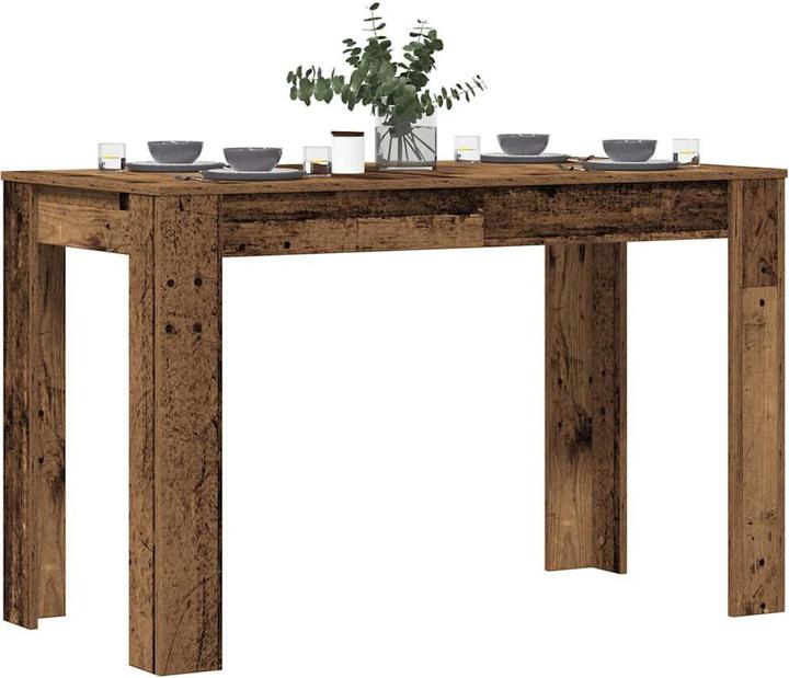Image du produit VidaXL Esstisch Altholz-Optik 120x60x76 cm Holzwerkstoff (120 x 60 x 76 cm)