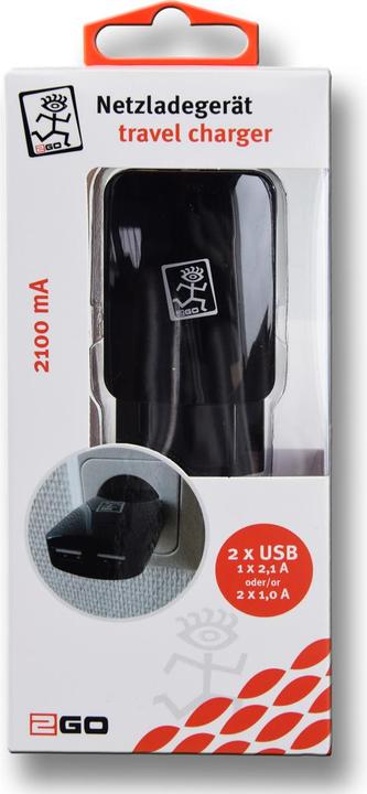 Immagine prodotto 2GO Caricatore USB DUAL 2A (10 W, 2 porte)