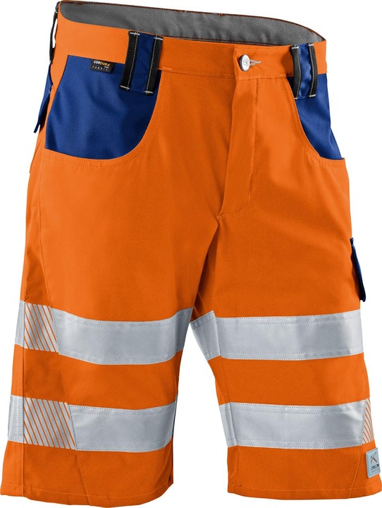 Produktbild Kübler unisex Warnschutzhose kurz REFLECTIQ orange, kornblau Grösse 52 (52)