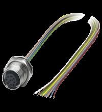Actual product image Pepperl & Fuchs 257469 Sensor/actuator adapter M12 socket straight 0.50 m No. of poles 8 1 pc.