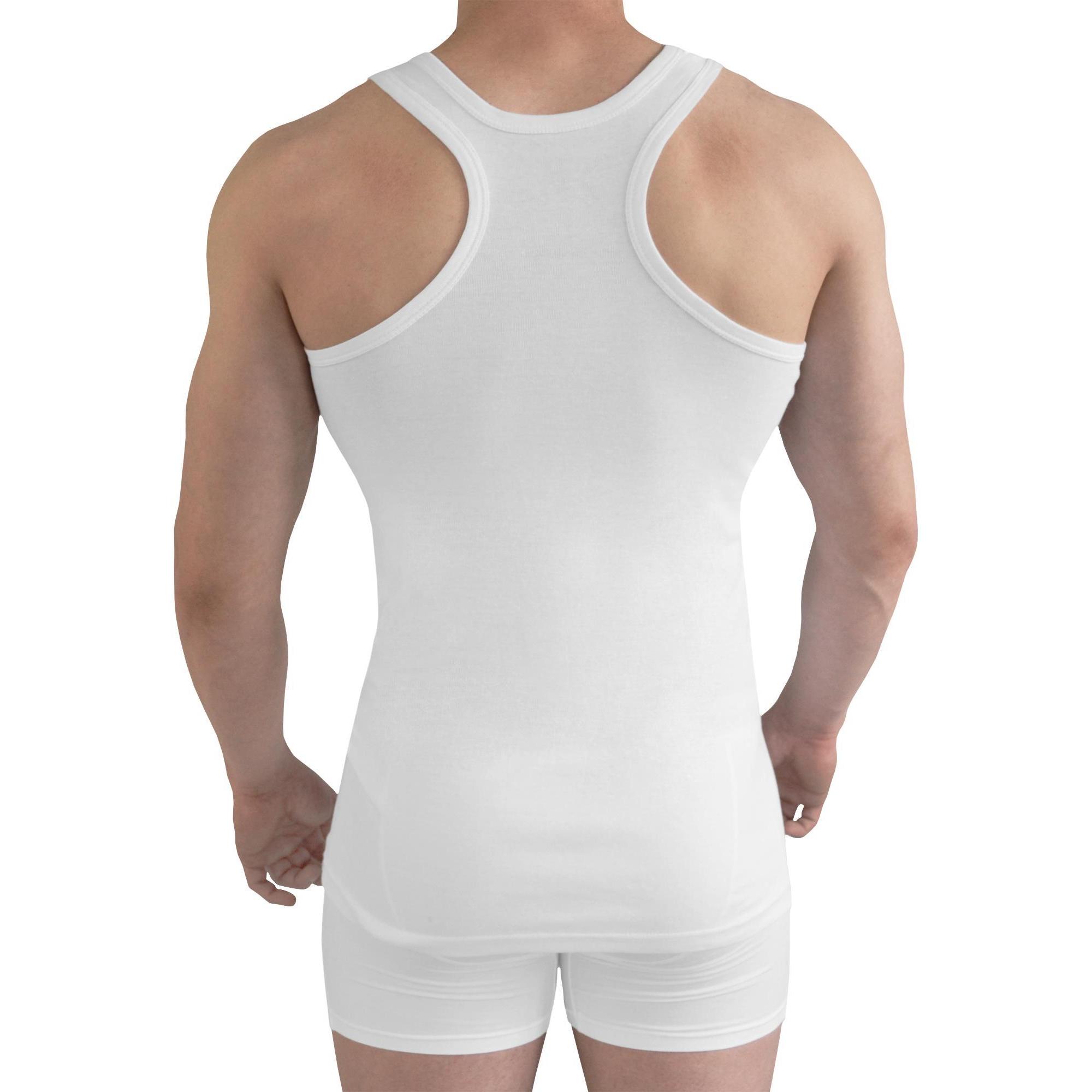 Thumbnail - Normani, Herren, Shirt, 5 Stück Herren-Unterhemd Rambo, Weiss, (4XL)