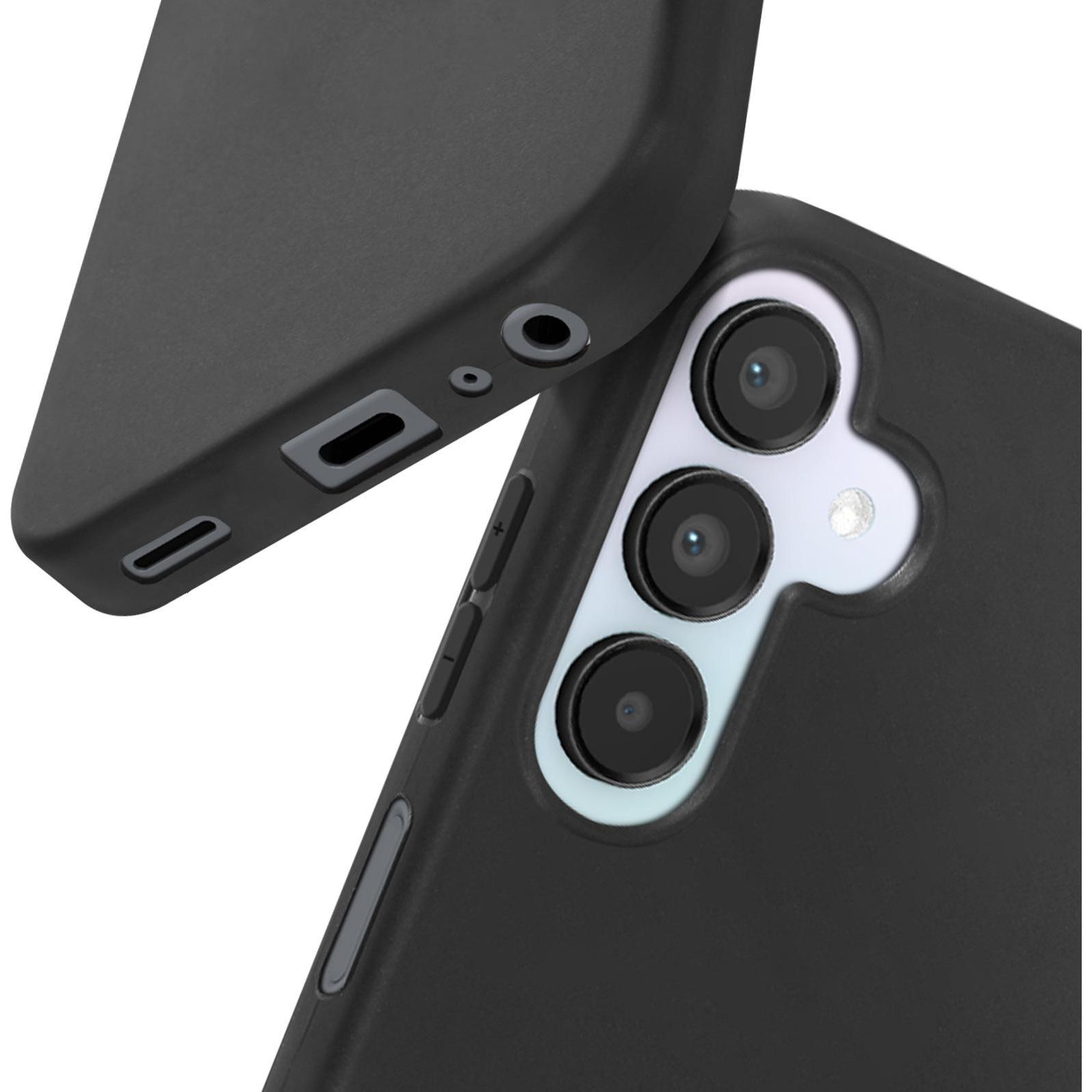 Thumbnail - Mayaxess PureSilicone Case Series (Samsung Galaxy A15), Smartphone Hülle, Schwarz