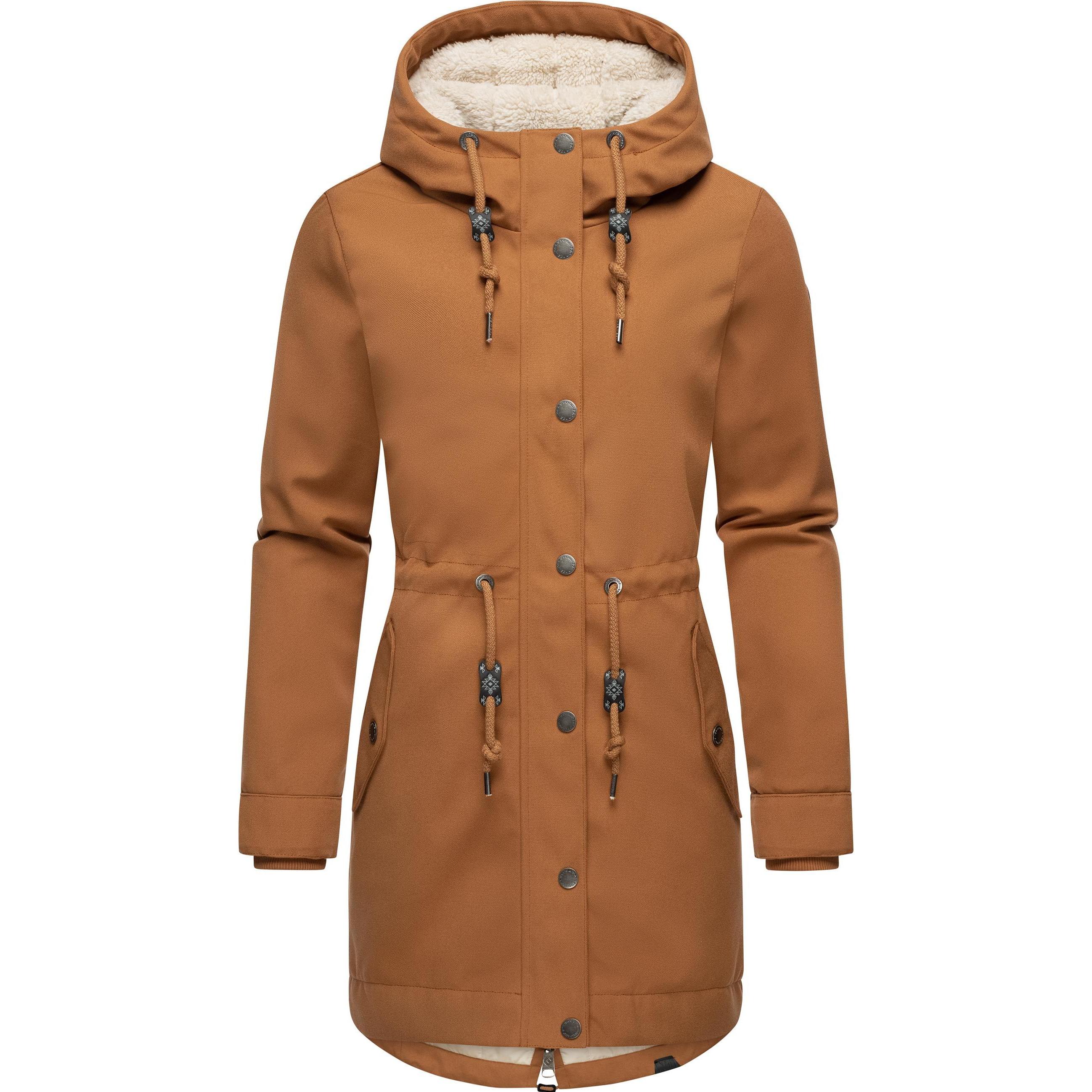 Ragwear, Damen, Jacke, Canny Canvas (XL), Braun, XL