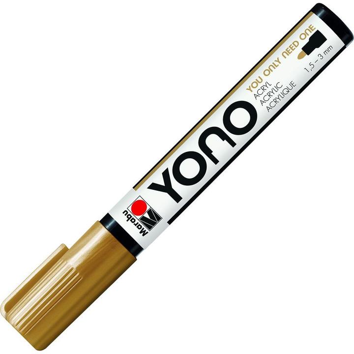 Image du produit Marabu Marqueur acrylique YONO 1.5 - 3 mm or (1x)