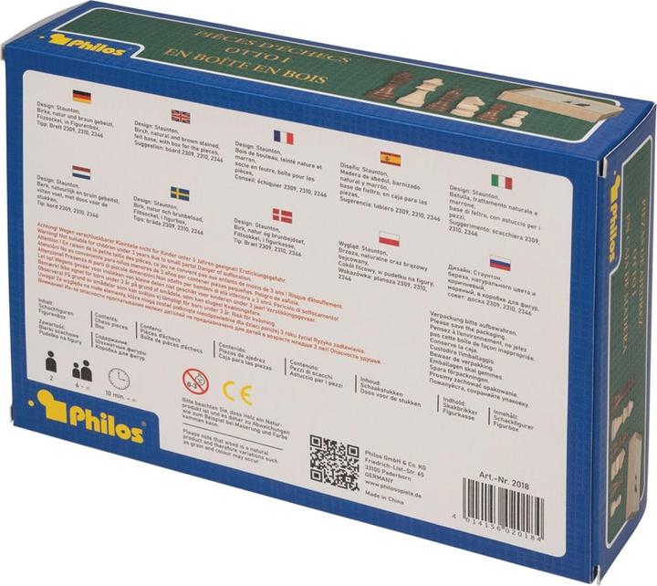 Image du produit Philos Pièces d'échecs - Otto I, KH89mm