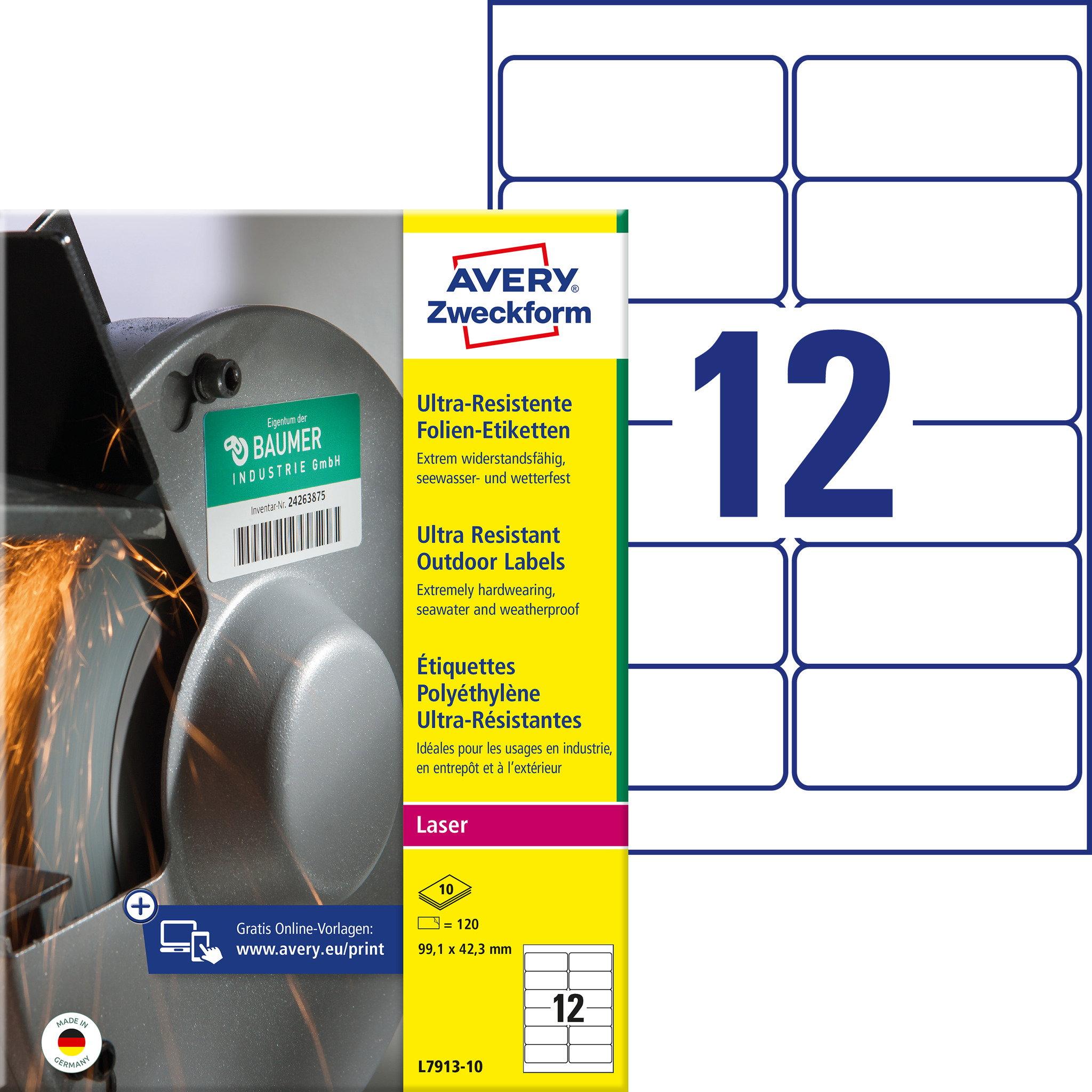 Avery Ultra-Resistent (L7913-10)