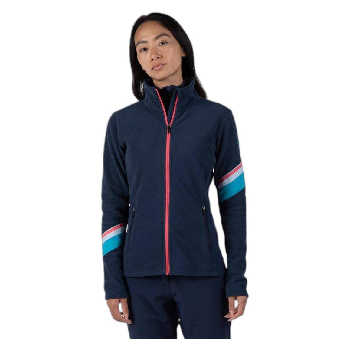 Rossignol, Damen, Pullover, Sweatshirt Aus Strohpelzfleece Mit Fz, Blau, (L)
