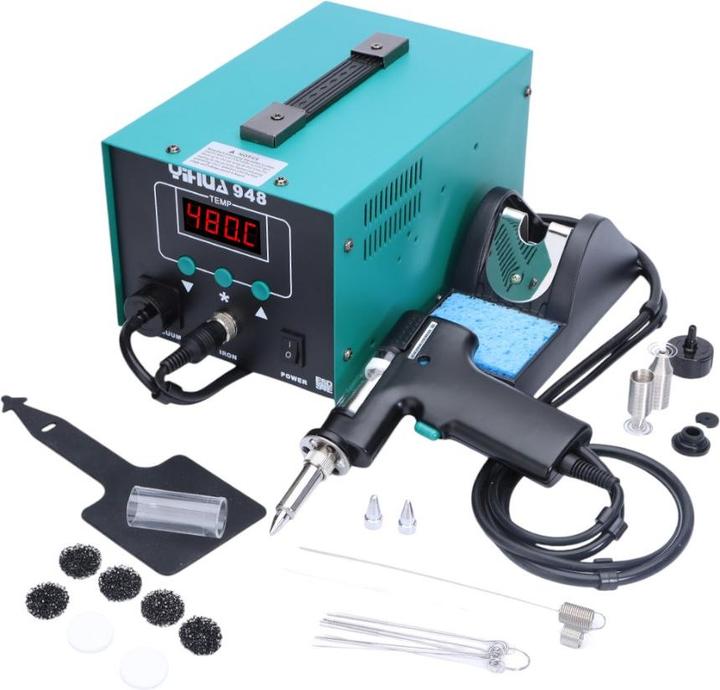 Actual product image Yihua 948 Entlötstation mit integrierter Vakuumpumpe (Soldering bit)