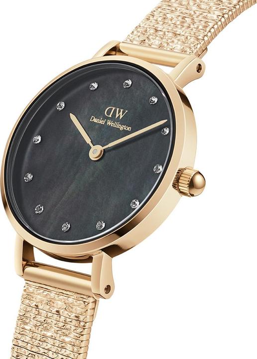 Produktbild Daniel Wellington Classic Petite Lumine Pressed Piano Gold Black (Analoguhr, 28 mm)
