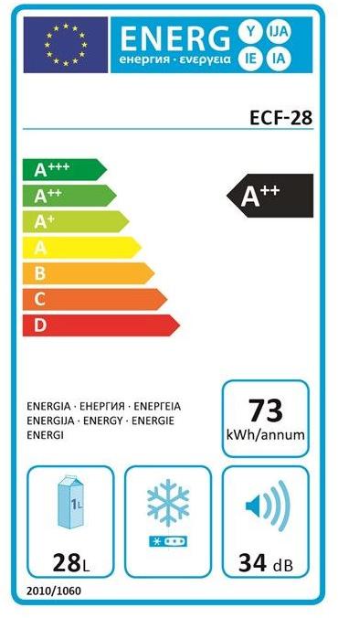 Energie-Label Outwell Deep Cool (28 l)