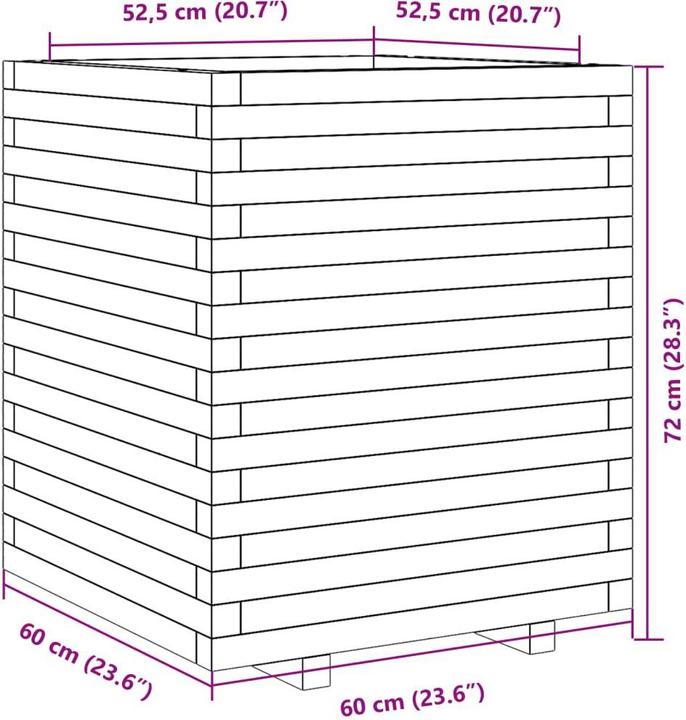Produktbild vidaXL Pflanzkübel