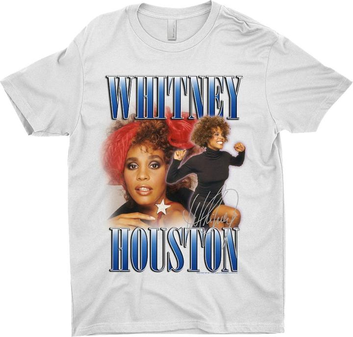 Produktbild Whitney Houston Erwachsene 90er Hommage BaumwollTShirt (M)