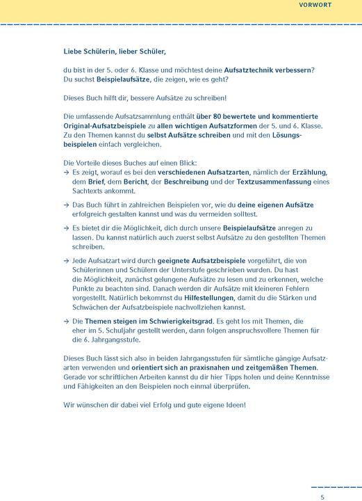 Produktbild Mein grosses Aufsatzbuch - Deutsch 5./6. Klasse (Deutsch, Annett Richter, 2015)