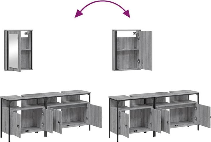 Produktbild vidaXL Badmöbel Set