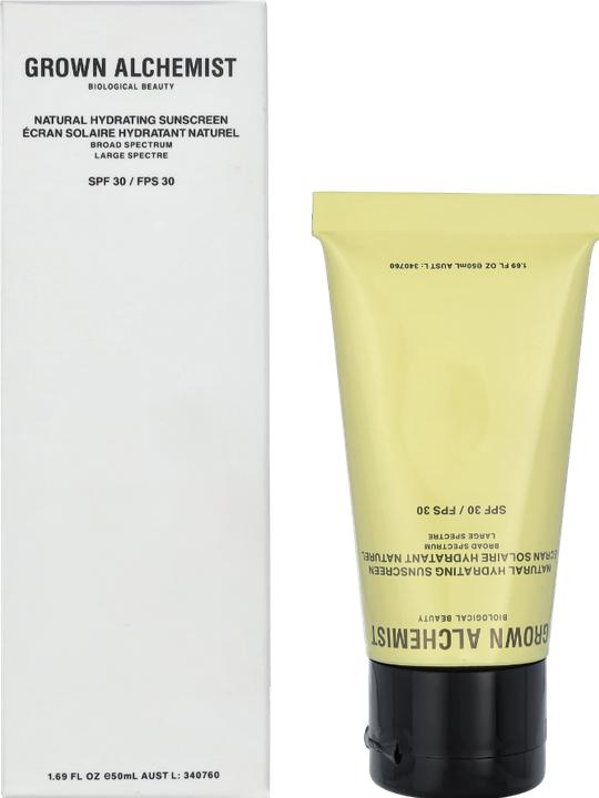 Actual product image Grown Alchemist Natural Hydrating Sunscreen Natural Sunscreen SPF 30 (Sun cream face, SPF 30, 50 ml)