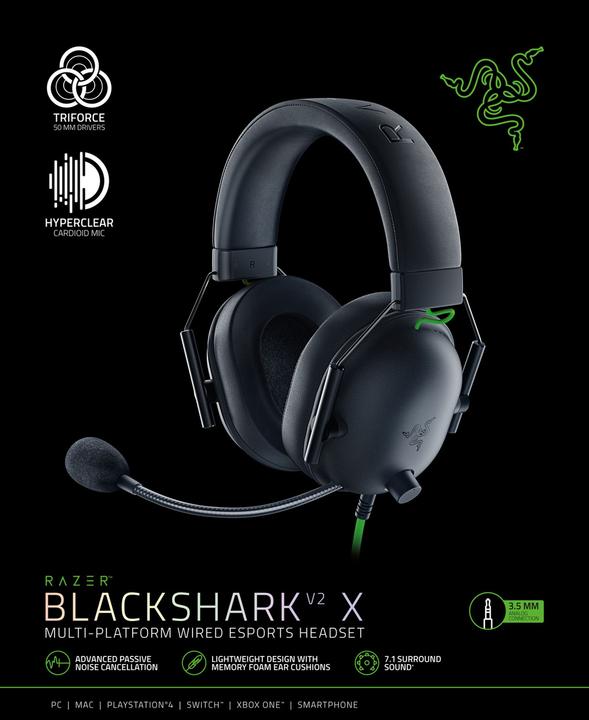 Produktbild Razer Blackshark V2 X (Kabelgebunden)