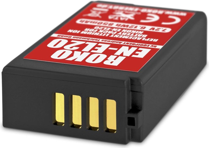 Actual product image Roko EN-EL20 (Rechargeable battery)